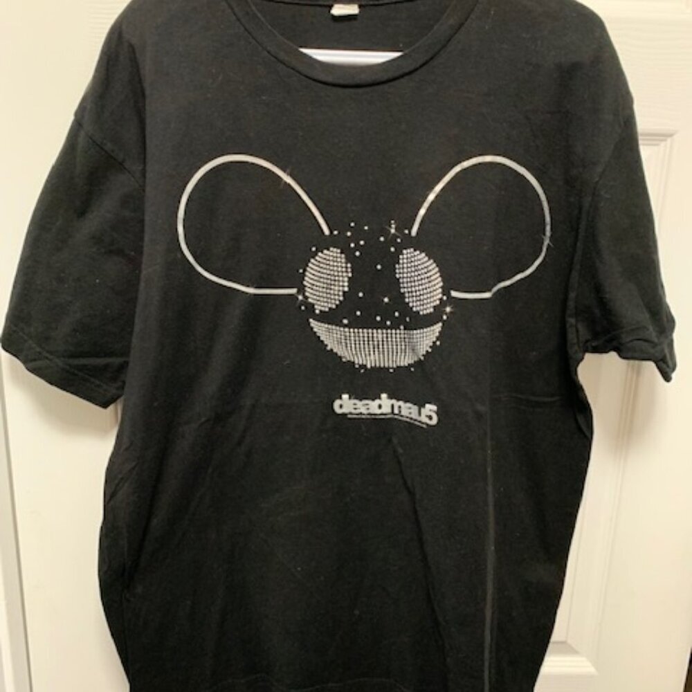 DEADMAU5 MENS BLACK TEE (XL)